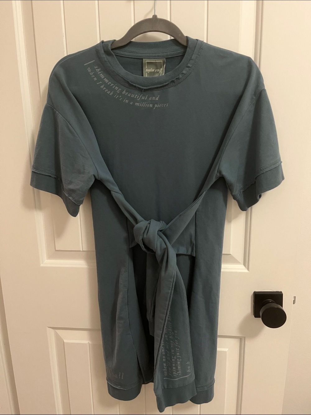 New Taylor Swift Mirrorball Dusty Teal sweater dress